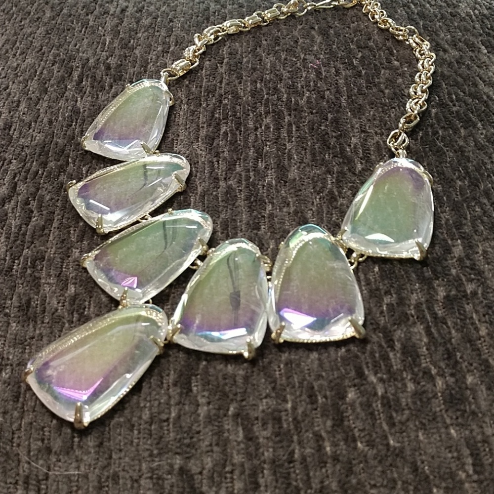Kendra Scott Iridescent Multi-Color Statement Necklace